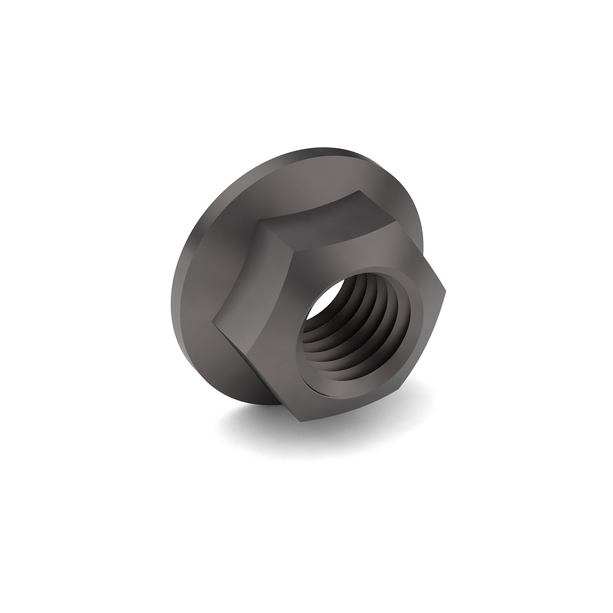 5/16-18 IFI GR G All Metal Hex Flange Lock Nut Geomet (1000Hr SS) 720 Plus L Made in USA