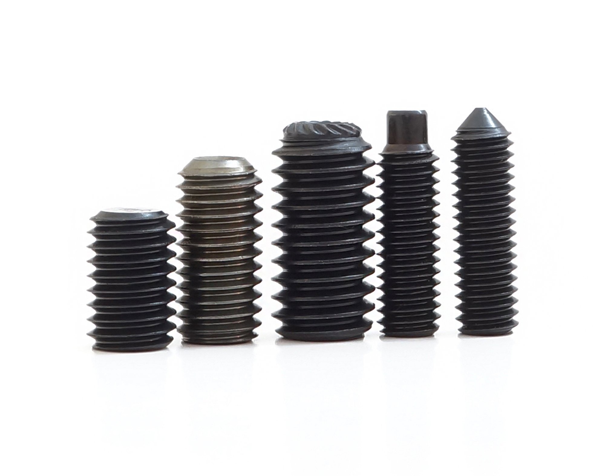 #1-72x1/8 ASME B18.3 Alloy Steel Socket Set Screw Cup Point Black Oxide (Unbrako)
